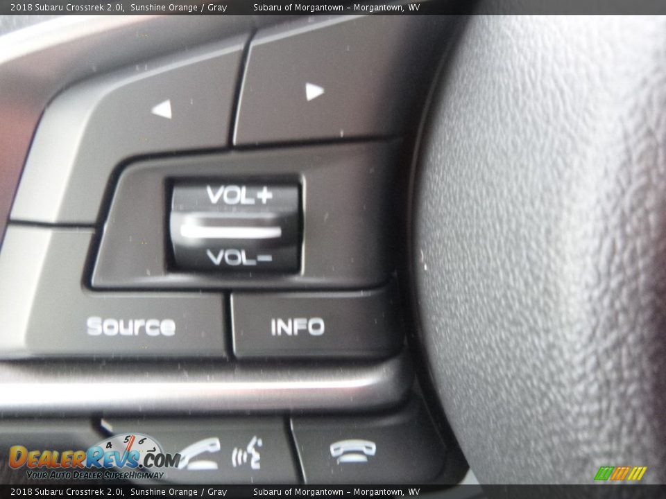 2018 Subaru Crosstrek 2.0i Sunshine Orange / Gray Photo #19