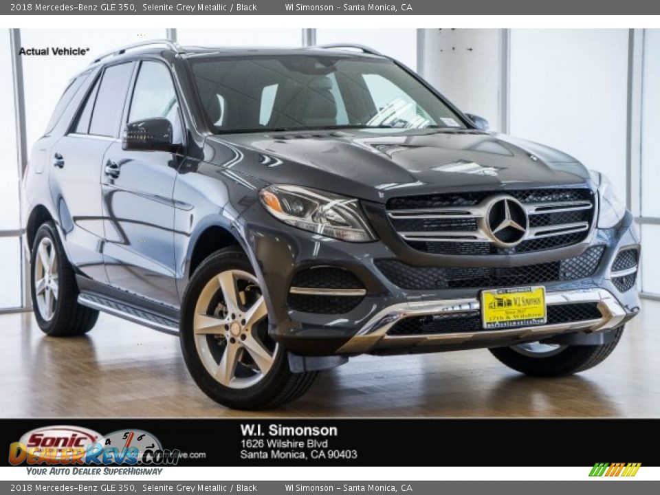 2018 Mercedes-Benz GLE 350 Selenite Grey Metallic / Black Photo #1