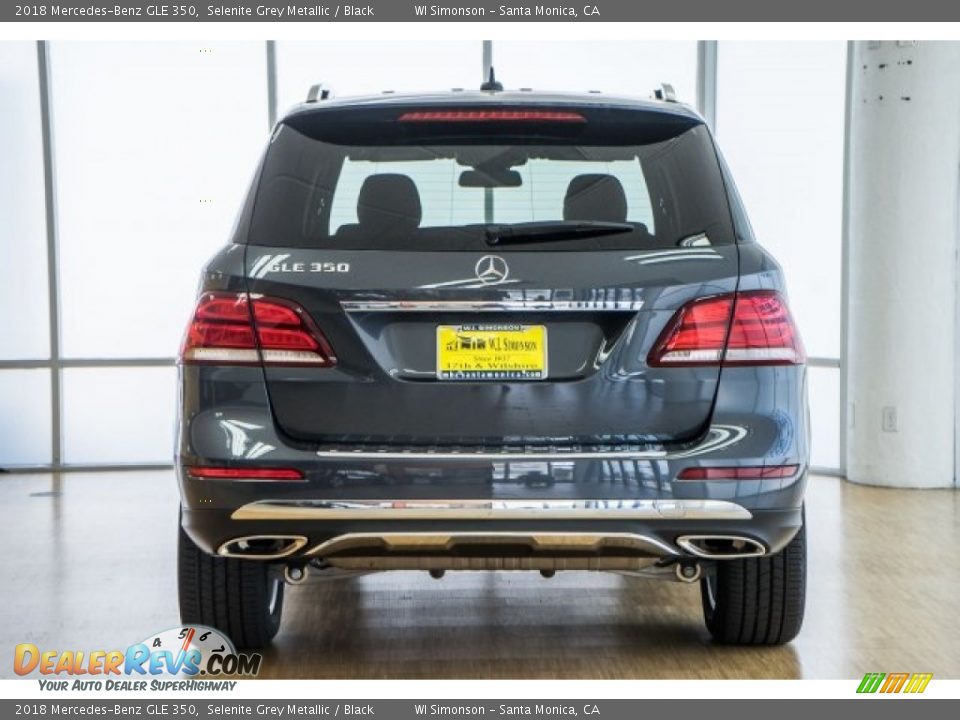 2018 Mercedes-Benz GLE 350 Selenite Grey Metallic / Black Photo #4