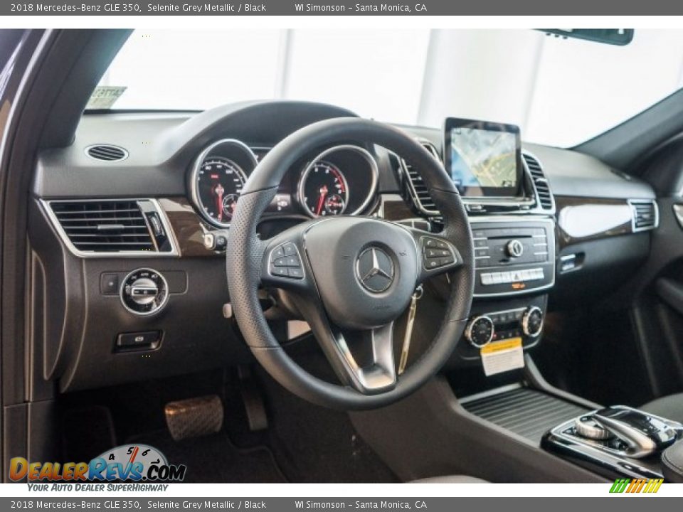 2018 Mercedes-Benz GLE 350 Selenite Grey Metallic / Black Photo #6