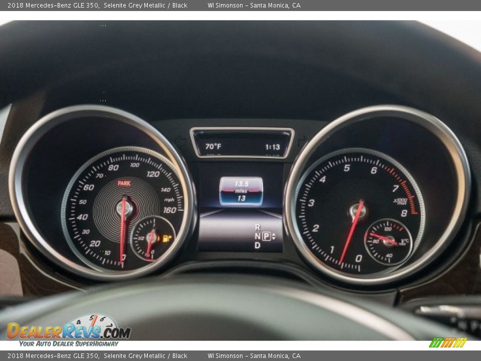 2018 Mercedes-Benz GLE 350 Selenite Grey Metallic / Black Photo #7