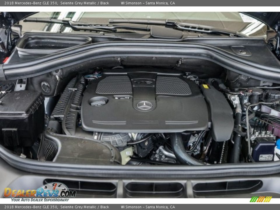 2018 Mercedes-Benz GLE 350 Selenite Grey Metallic / Black Photo #8