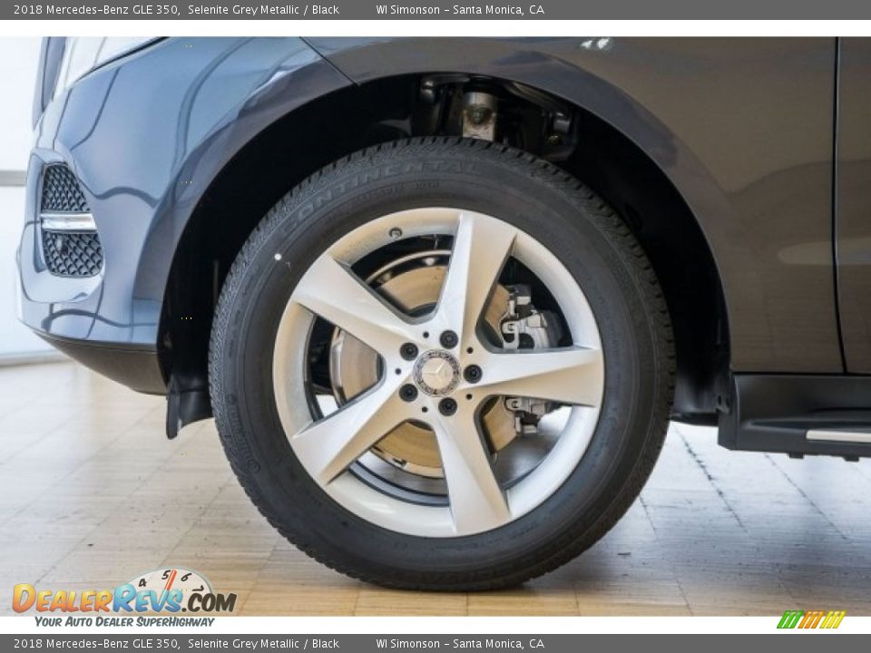 2018 Mercedes-Benz GLE 350 Selenite Grey Metallic / Black Photo #9