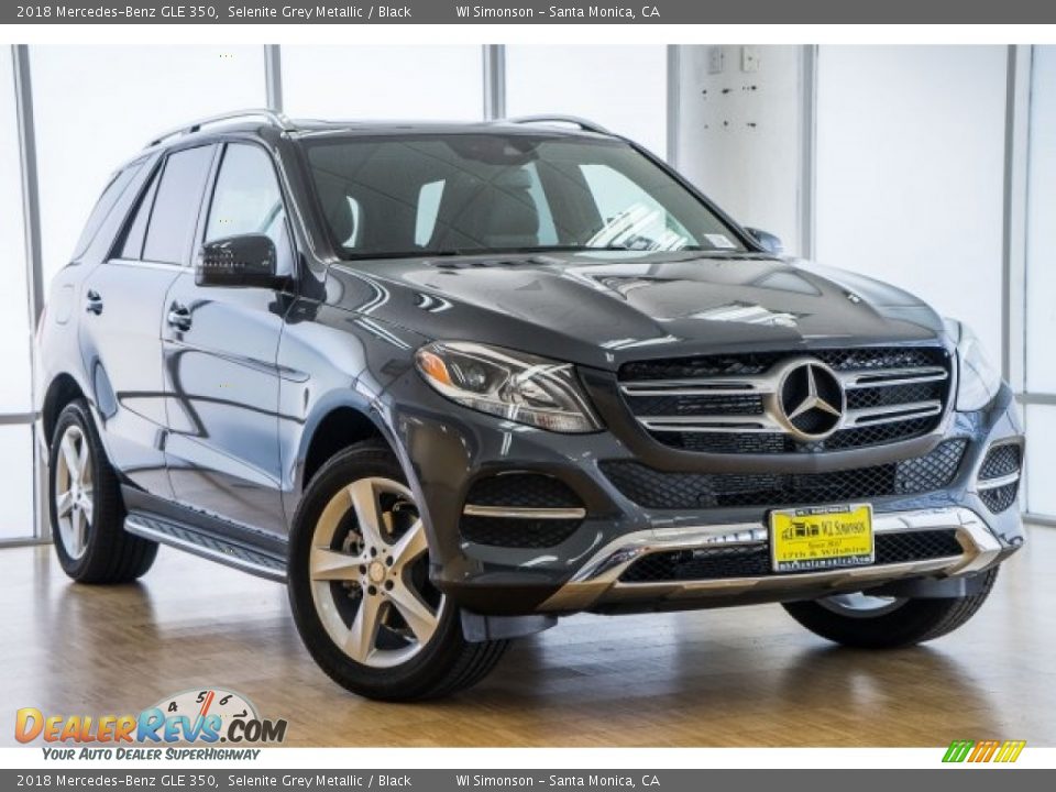 2018 Mercedes-Benz GLE 350 Selenite Grey Metallic / Black Photo #12