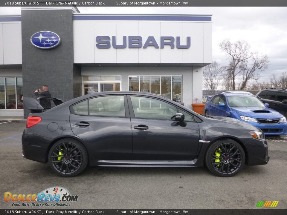 Dark Gray Metallic 2018 Subaru WRX STI Photo #3