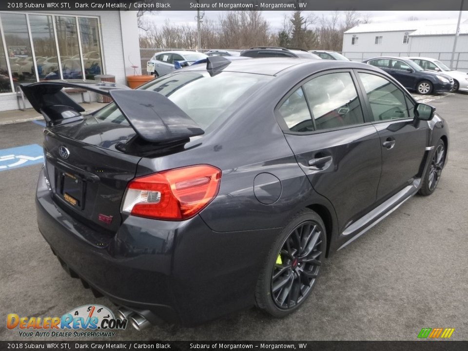 2018 Subaru WRX STI Dark Gray Metallic / Carbon Black Photo #4