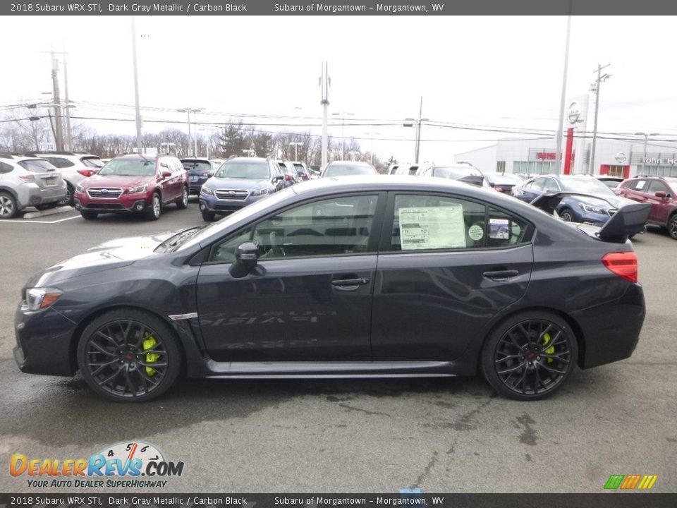 Dark Gray Metallic 2018 Subaru WRX STI Photo #7