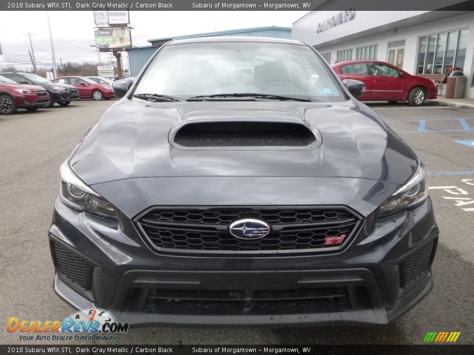 2018 Subaru WRX STI Dark Gray Metallic / Carbon Black Photo #9