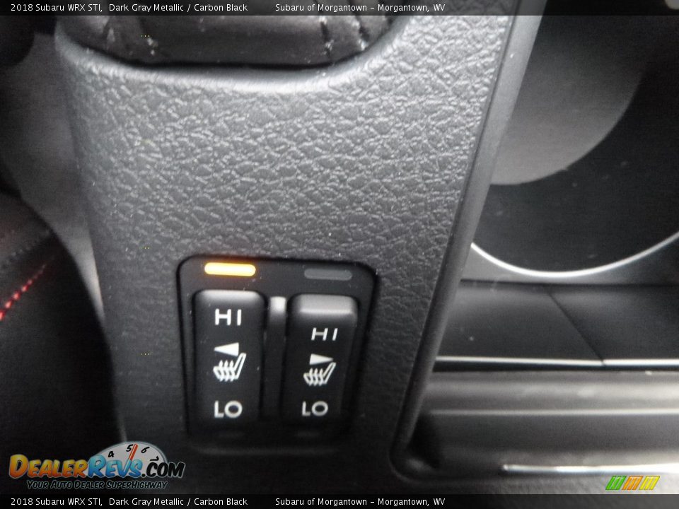 2018 Subaru WRX STI Dark Gray Metallic / Carbon Black Photo #16