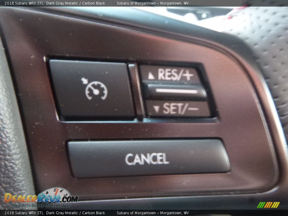2018 Subaru WRX STI Dark Gray Metallic / Carbon Black Photo #19