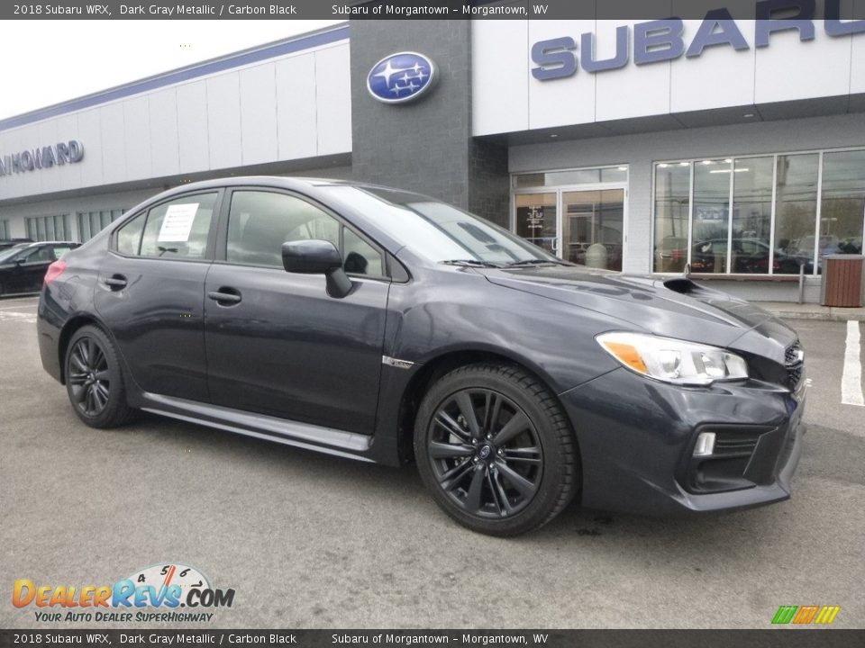 2018 Subaru WRX Dark Gray Metallic / Carbon Black Photo #1
