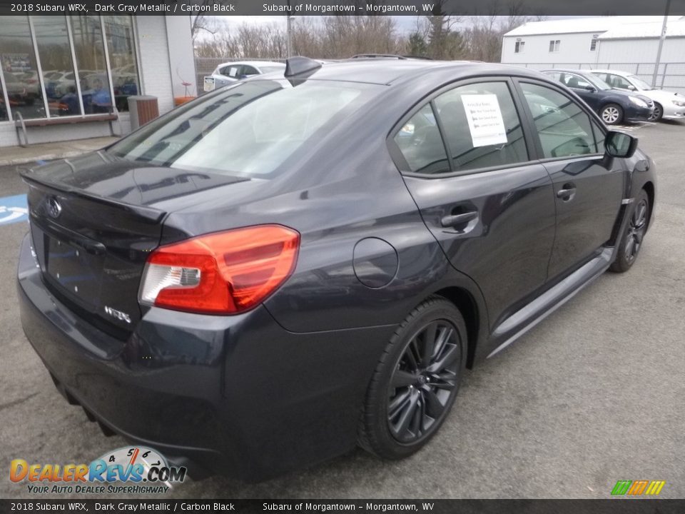 2018 Subaru WRX Dark Gray Metallic / Carbon Black Photo #4