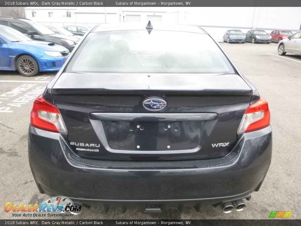 2018 Subaru WRX Dark Gray Metallic / Carbon Black Photo #5