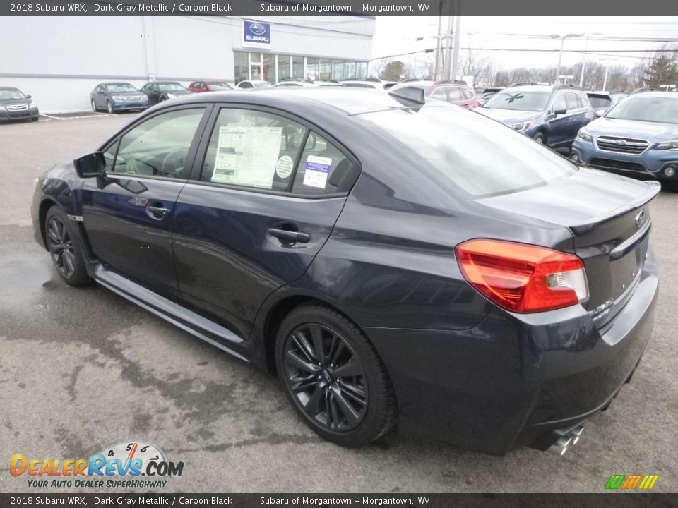 2018 Subaru WRX Dark Gray Metallic / Carbon Black Photo #6