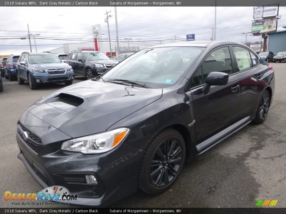 2018 Subaru WRX Dark Gray Metallic / Carbon Black Photo #8