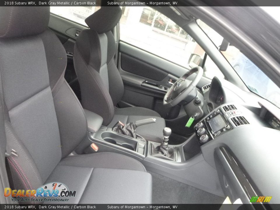 2018 Subaru WRX Dark Gray Metallic / Carbon Black Photo #10