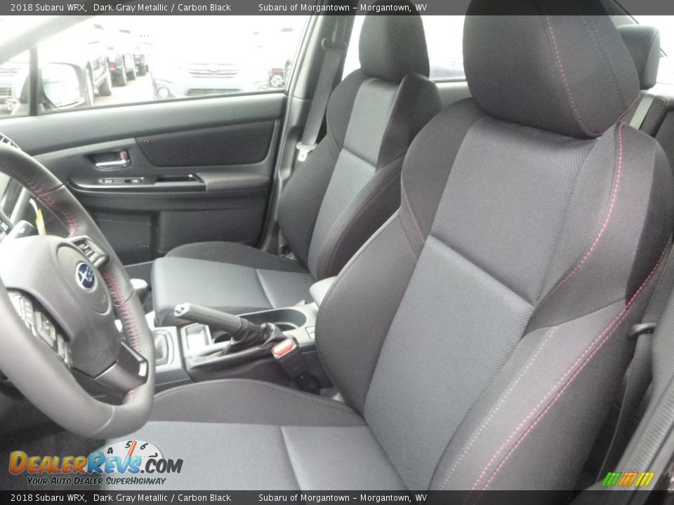 2018 Subaru WRX Dark Gray Metallic / Carbon Black Photo #14