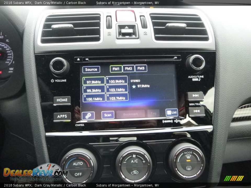 2018 Subaru WRX Dark Gray Metallic / Carbon Black Photo #16