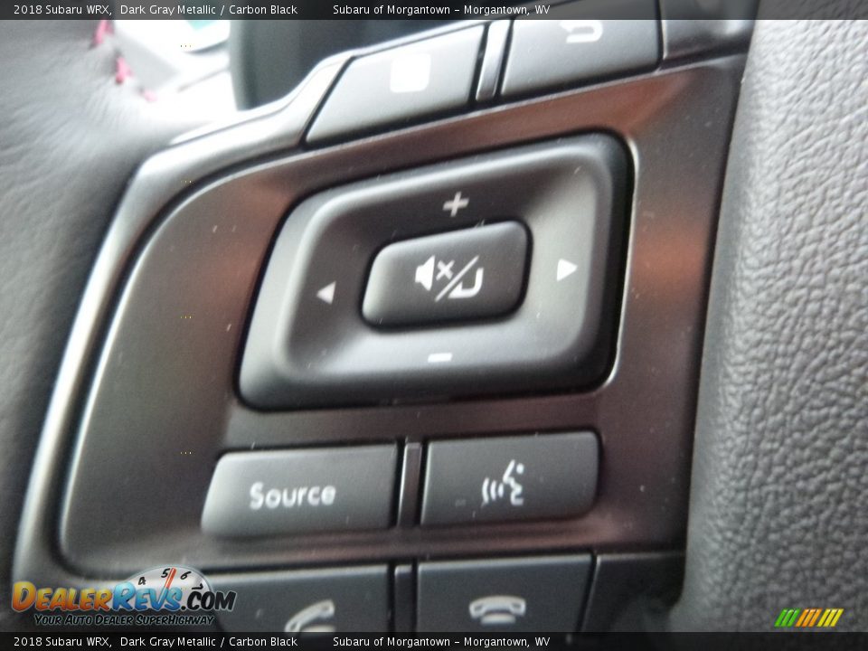2018 Subaru WRX Dark Gray Metallic / Carbon Black Photo #19