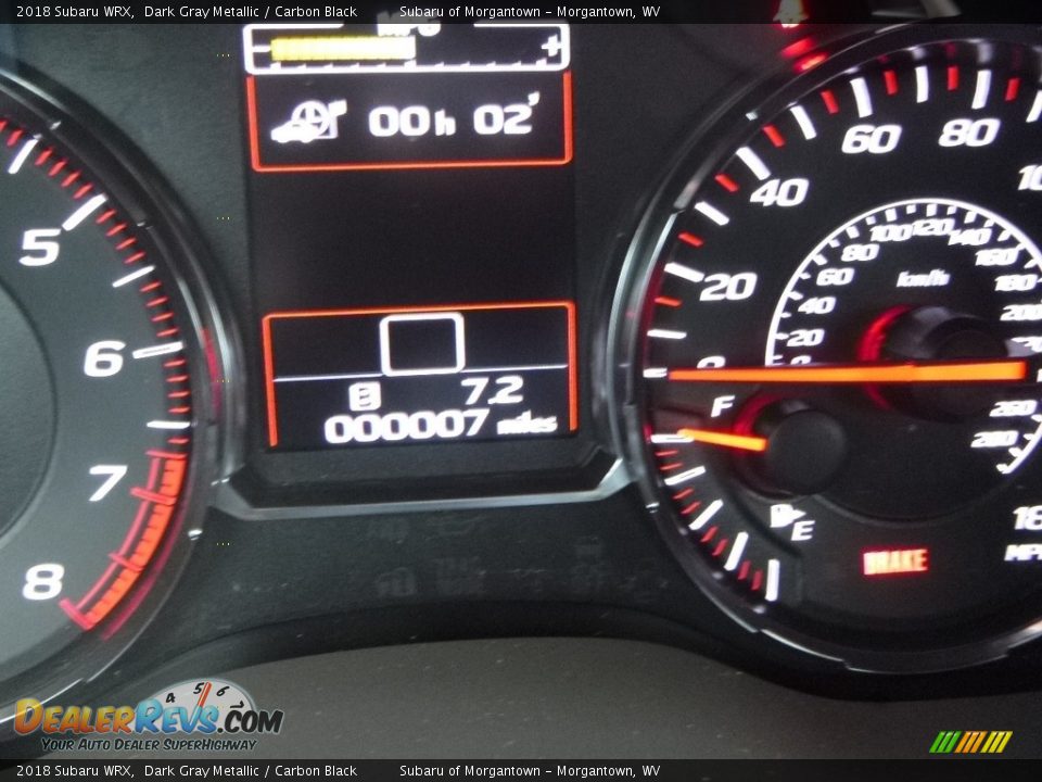 2018 Subaru WRX Dark Gray Metallic / Carbon Black Photo #20