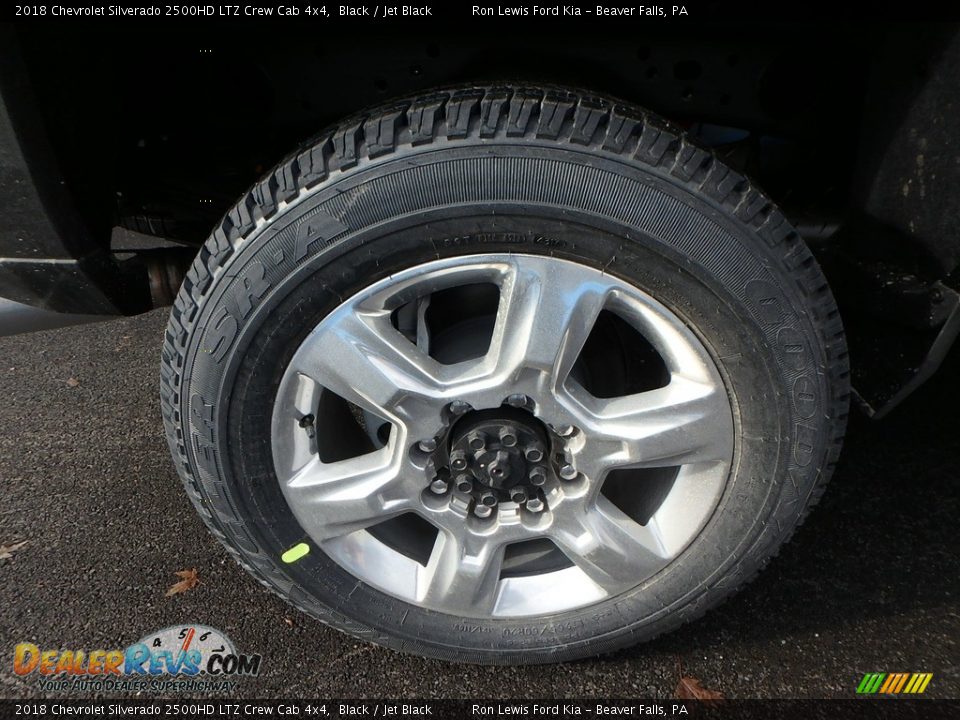 2018 Chevrolet Silverado 2500HD LTZ Crew Cab 4x4 Black / Jet Black Photo #2