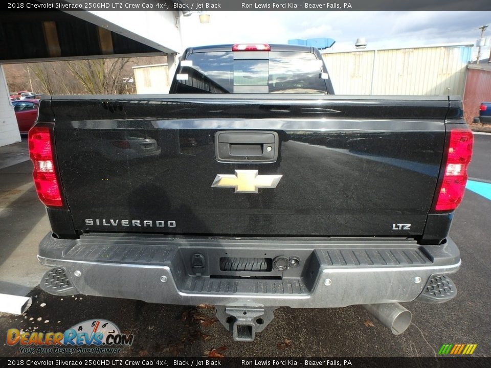 2018 Chevrolet Silverado 2500HD LTZ Crew Cab 4x4 Black / Jet Black Photo #4