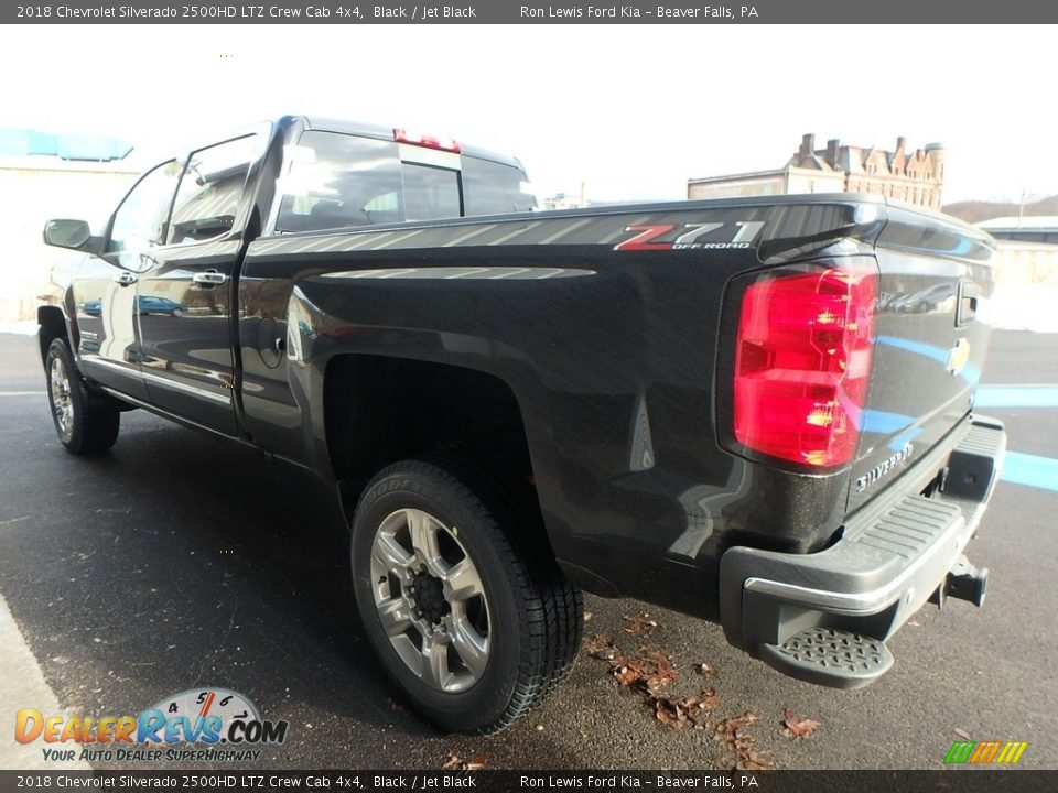 2018 Chevrolet Silverado 2500HD LTZ Crew Cab 4x4 Black / Jet Black Photo #5