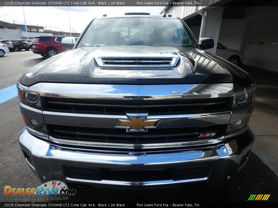 2018 Chevrolet Silverado 2500HD LTZ Crew Cab 4x4 Black / Jet Black Photo #8