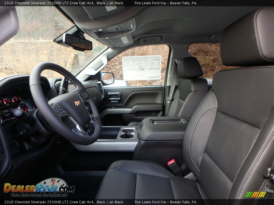 2018 Chevrolet Silverado 2500HD LTZ Crew Cab 4x4 Black / Jet Black Photo #10