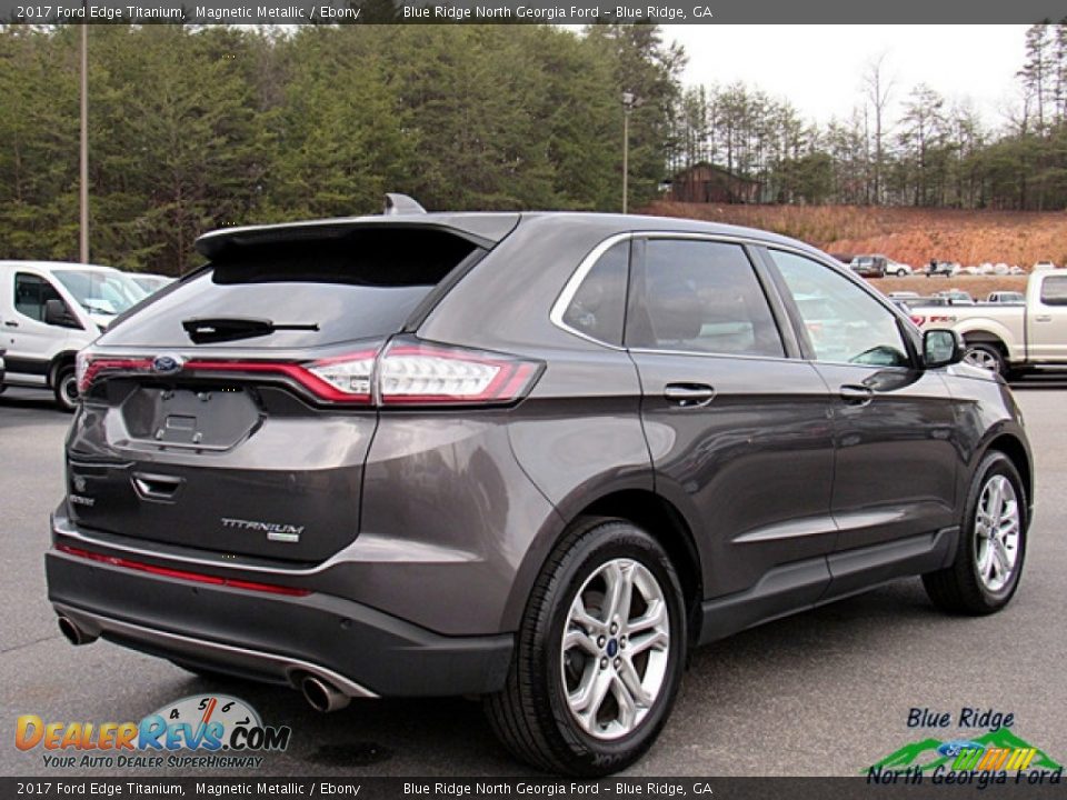 2017 Ford Edge Titanium Magnetic Metallic / Ebony Photo #5