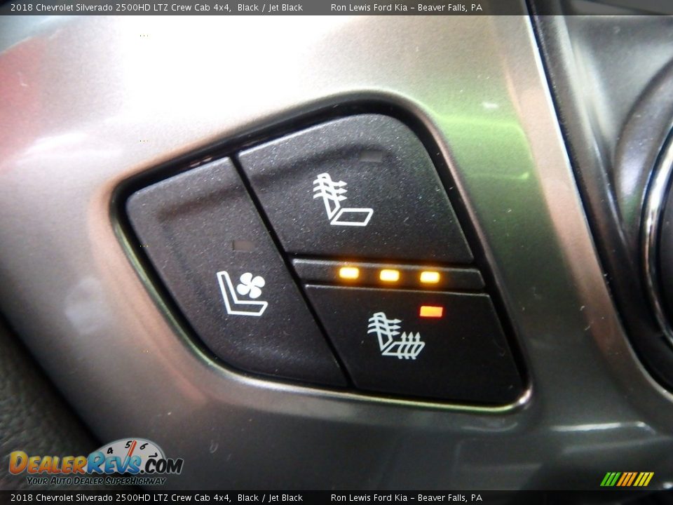 2018 Chevrolet Silverado 2500HD LTZ Crew Cab 4x4 Black / Jet Black Photo #17