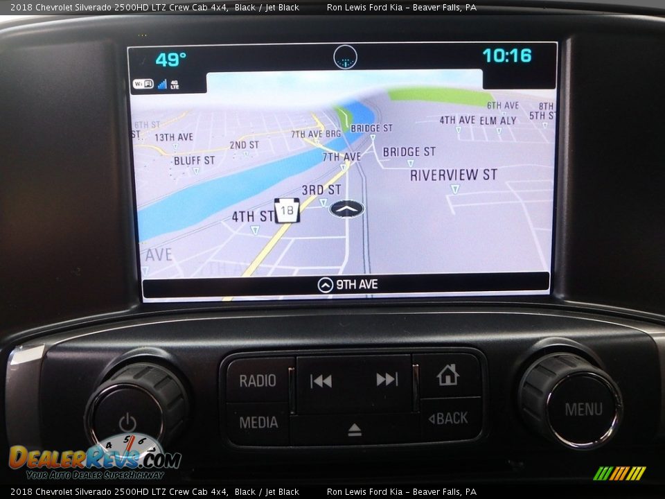 2018 Chevrolet Silverado 2500HD LTZ Crew Cab 4x4 Black / Jet Black Photo #18