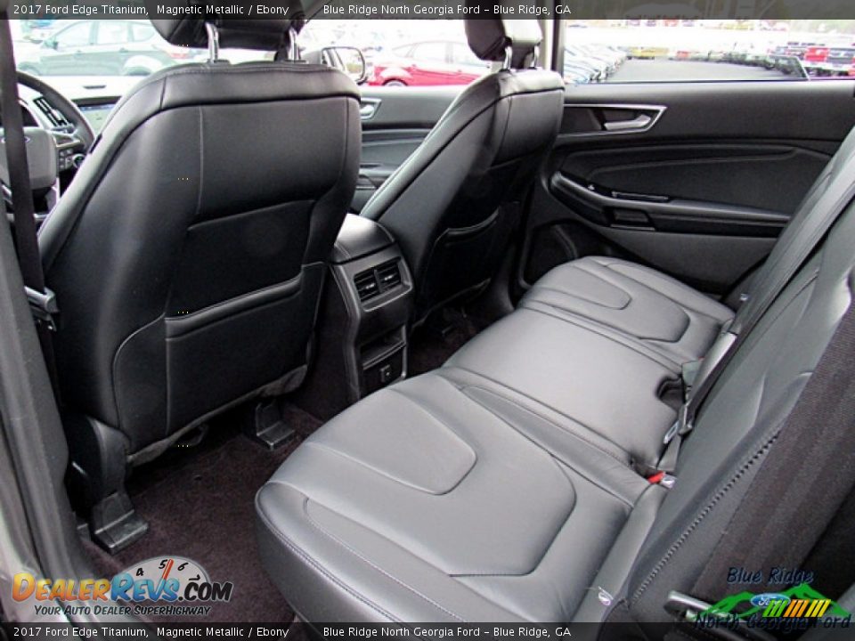 2017 Ford Edge Titanium Magnetic Metallic / Ebony Photo #13