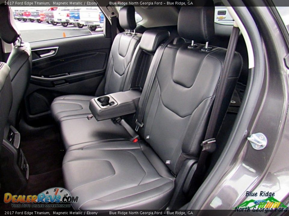 2017 Ford Edge Titanium Magnetic Metallic / Ebony Photo #14