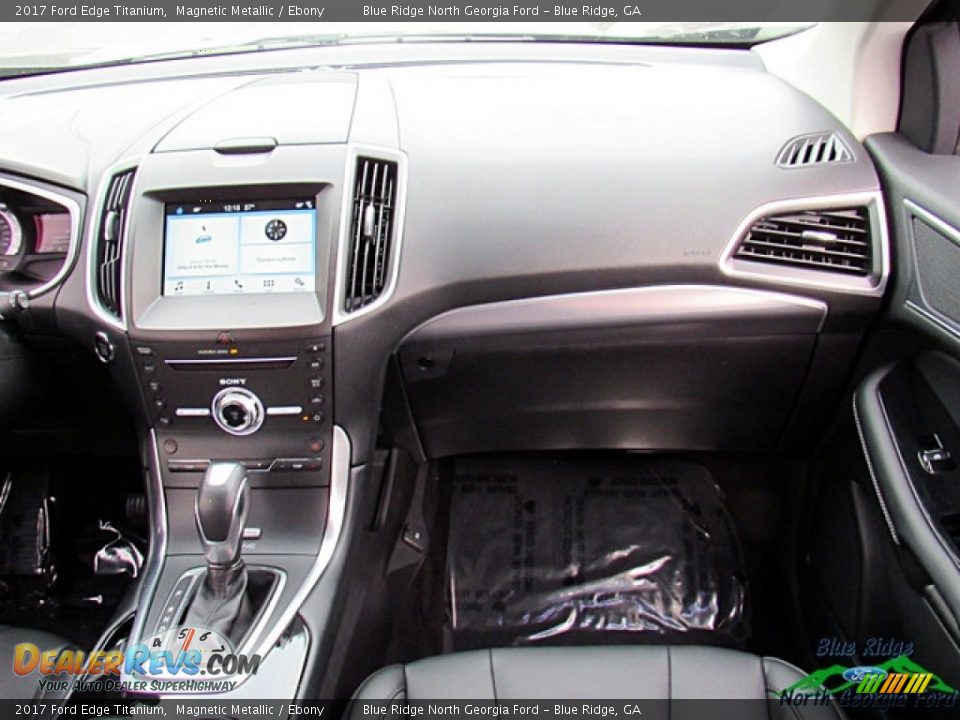 2017 Ford Edge Titanium Magnetic Metallic / Ebony Photo #17
