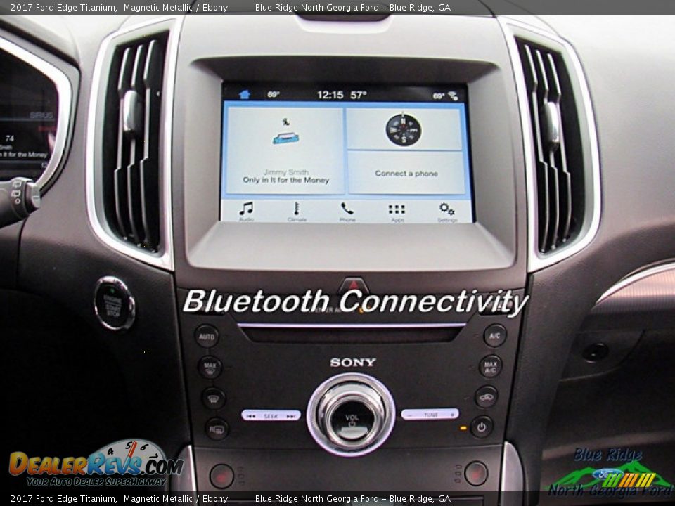 2017 Ford Edge Titanium Magnetic Metallic / Ebony Photo #18