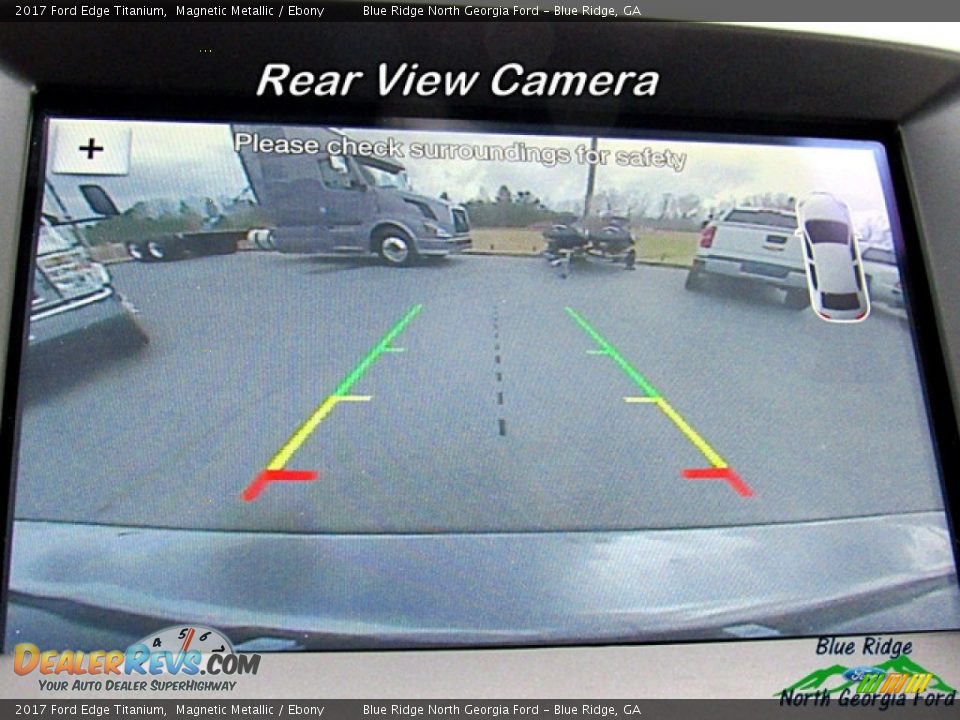 2017 Ford Edge Titanium Magnetic Metallic / Ebony Photo #20