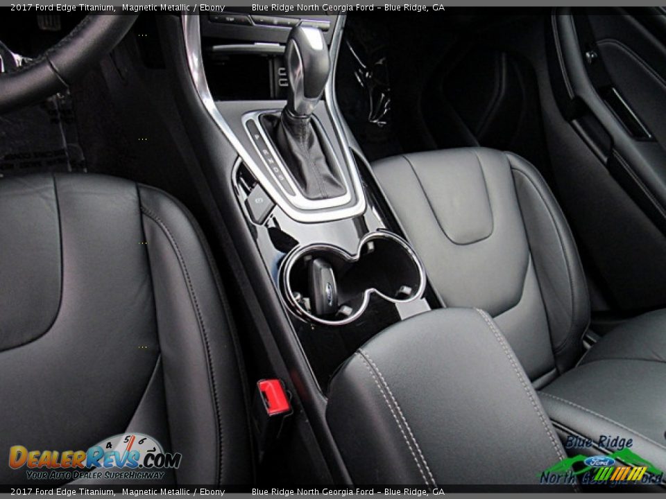 2017 Ford Edge Titanium Magnetic Metallic / Ebony Photo #31