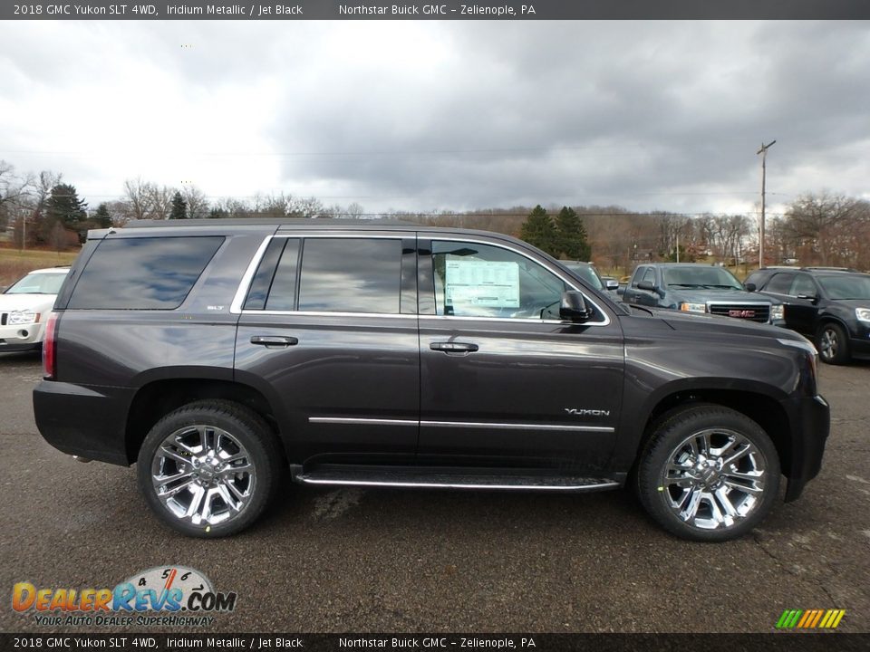 2018 GMC Yukon SLT 4WD Iridium Metallic / Jet Black Photo #4