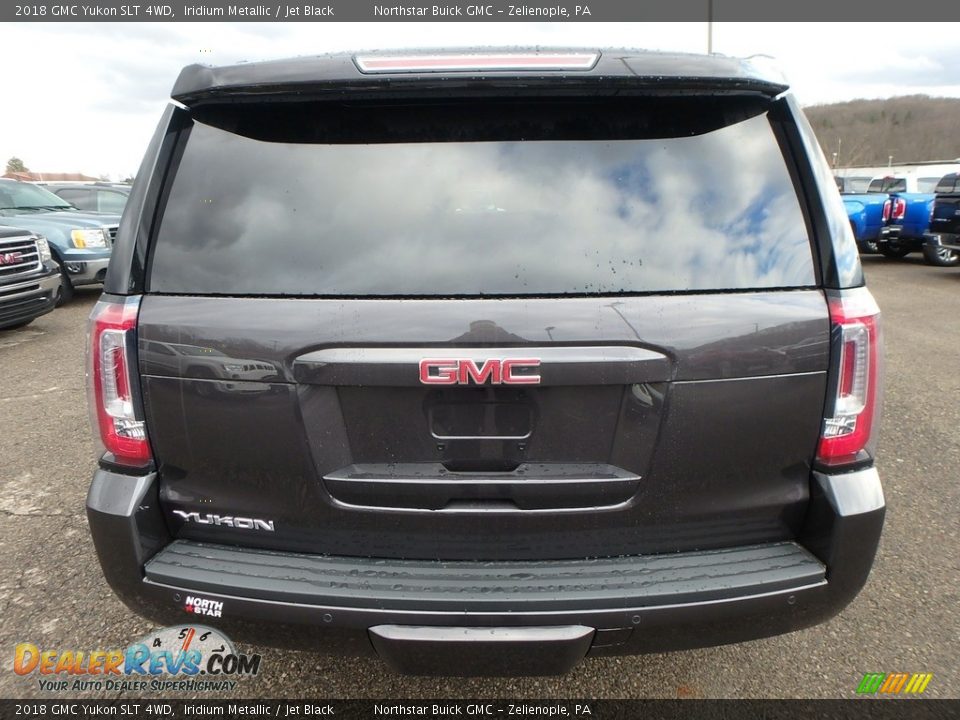 2018 GMC Yukon SLT 4WD Iridium Metallic / Jet Black Photo #6