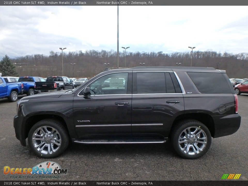 2018 GMC Yukon SLT 4WD Iridium Metallic / Jet Black Photo #8