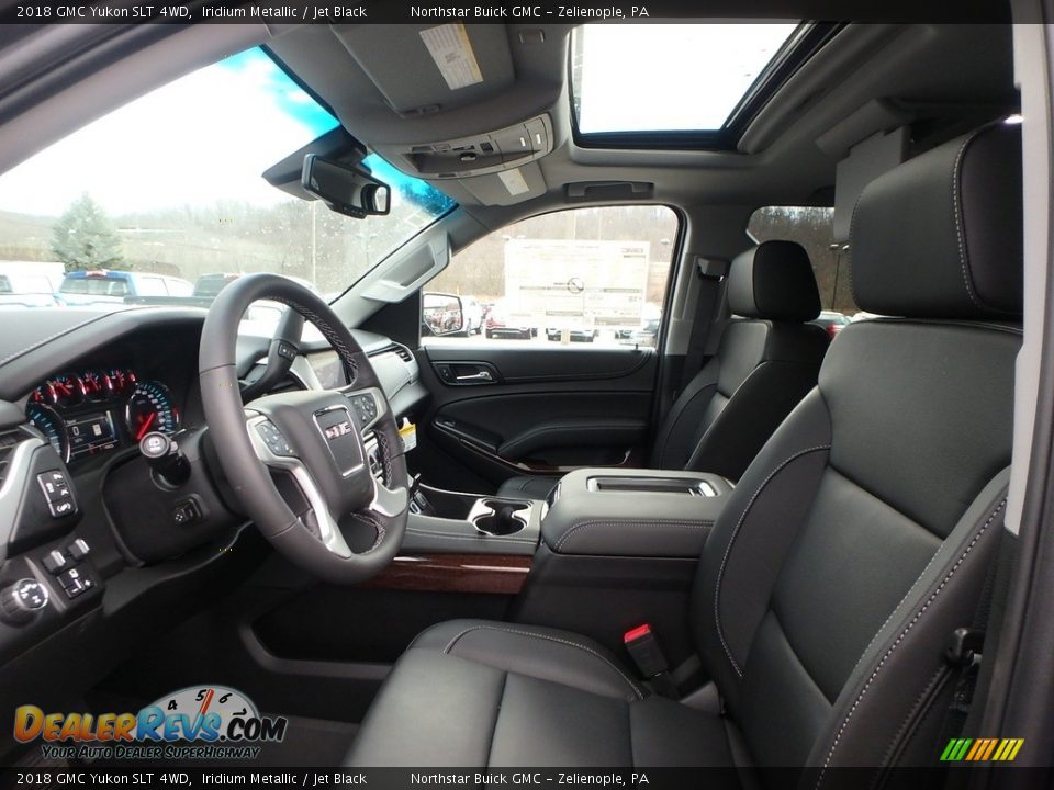 2018 GMC Yukon SLT 4WD Iridium Metallic / Jet Black Photo #10