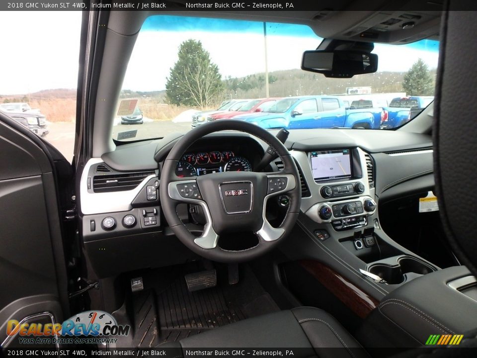 2018 GMC Yukon SLT 4WD Iridium Metallic / Jet Black Photo #13