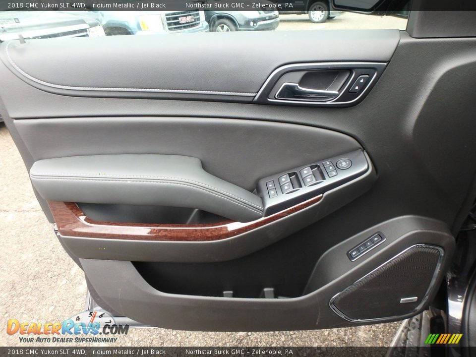 2018 GMC Yukon SLT 4WD Iridium Metallic / Jet Black Photo #14