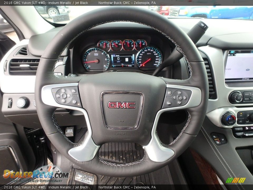 2018 GMC Yukon SLT 4WD Iridium Metallic / Jet Black Photo #17