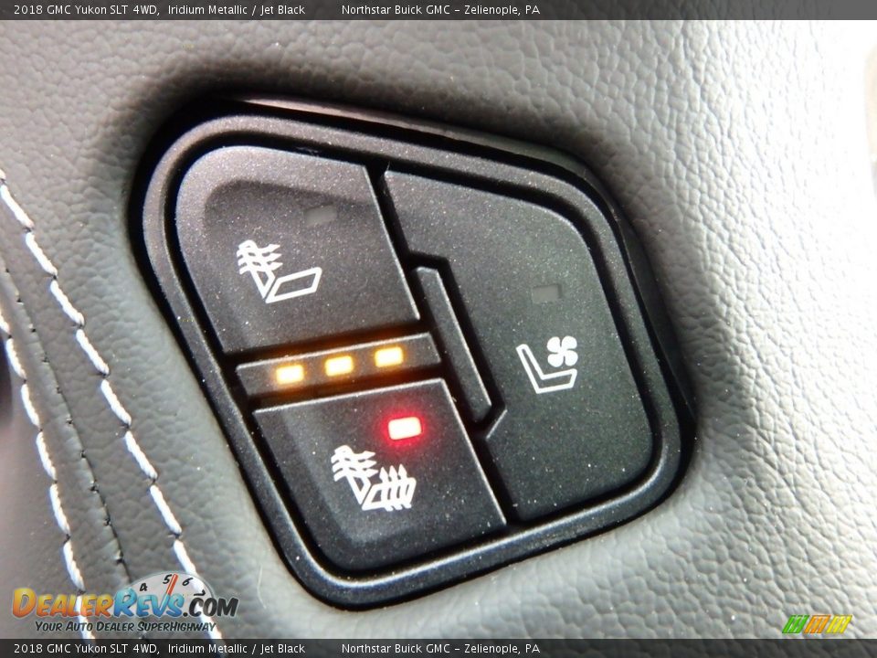 2018 GMC Yukon SLT 4WD Iridium Metallic / Jet Black Photo #18