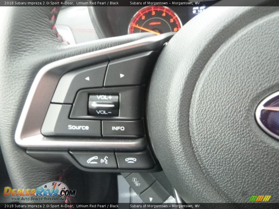2018 Subaru Impreza 2.0i Sport 4-Door Lithium Red Pearl / Black Photo #20