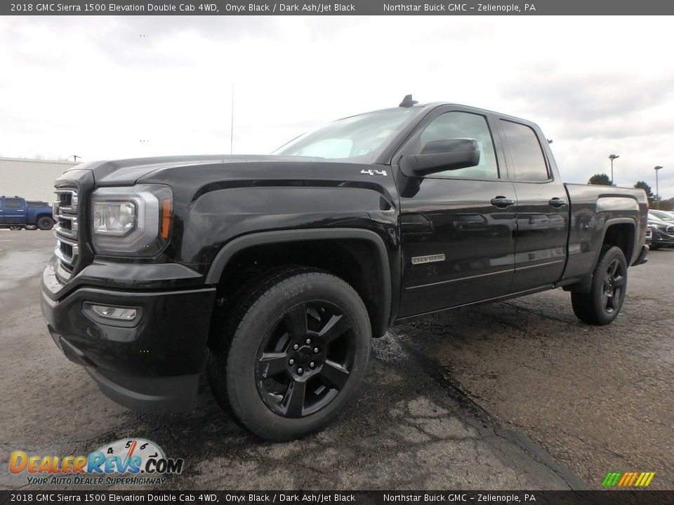 2018 GMC Sierra 1500 Elevation Double Cab 4WD Onyx Black / Dark Ash/Jet Black Photo #1