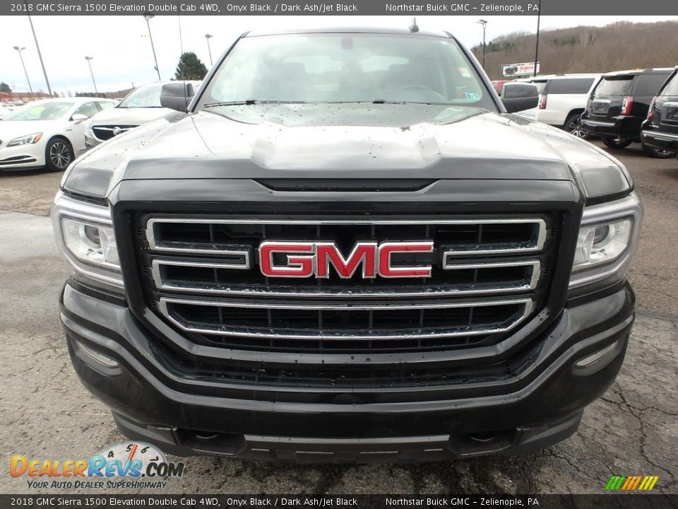 2018 GMC Sierra 1500 Elevation Double Cab 4WD Onyx Black / Dark Ash/Jet Black Photo #2