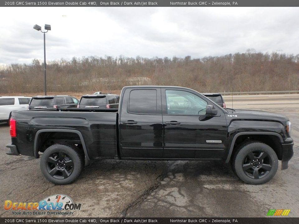 2018 GMC Sierra 1500 Elevation Double Cab 4WD Onyx Black / Dark Ash/Jet Black Photo #4